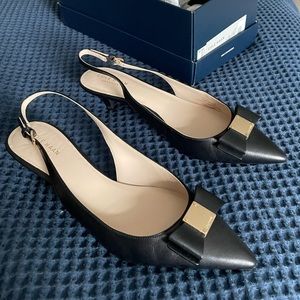 Cole Haan Tali Bow Sling Kitten Heel